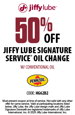 Jiffy Lube Oil Change Coupon
